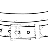 Design Patent Drawing – Belt | Narrow Gate Drafting
